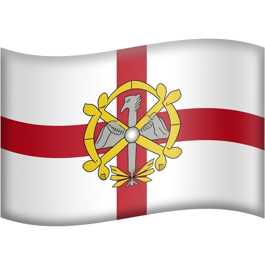 Fais moi un drapeau de la sicile avec la trinacria emoji