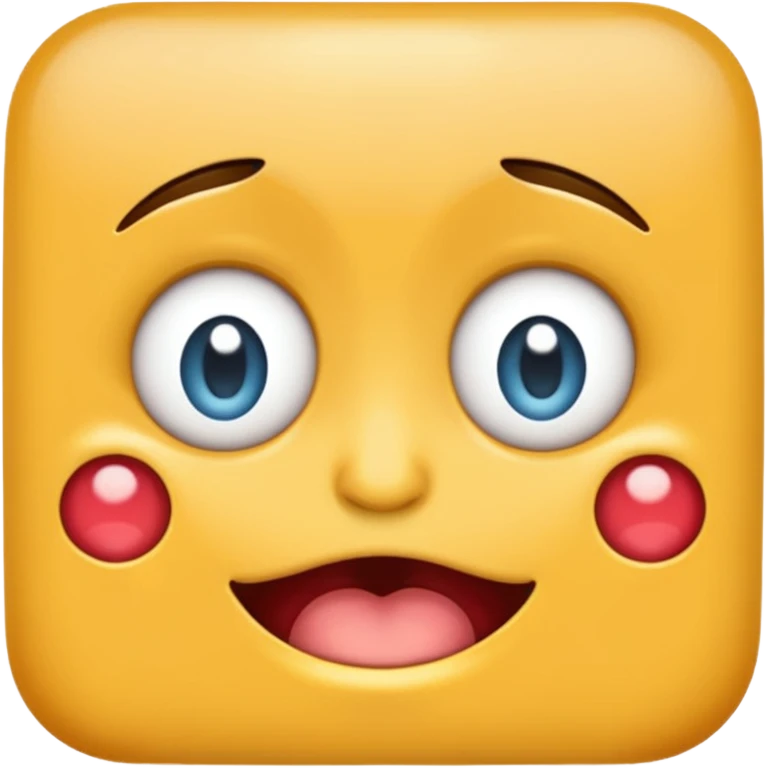 An emoji with eyes going in the opposite direction while drooling emoji