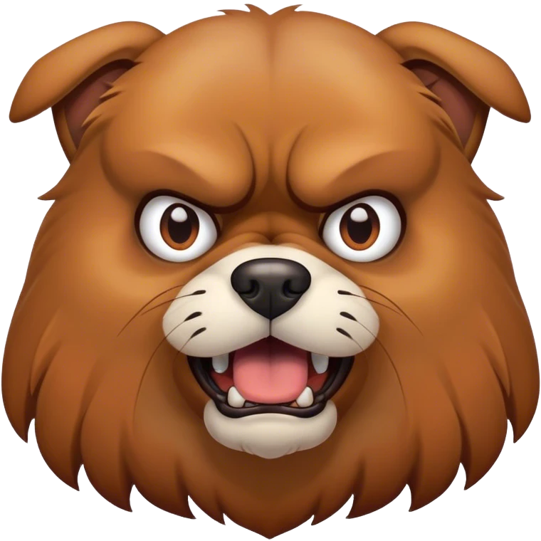 angry dog emoji
