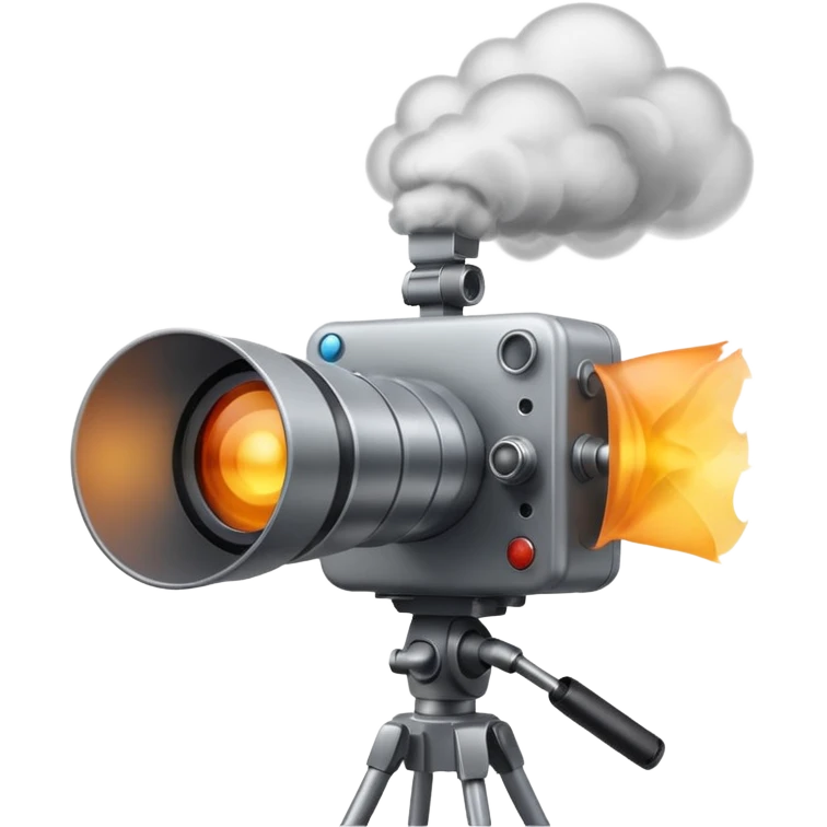studio effects like light cameras and smoke effects emoji