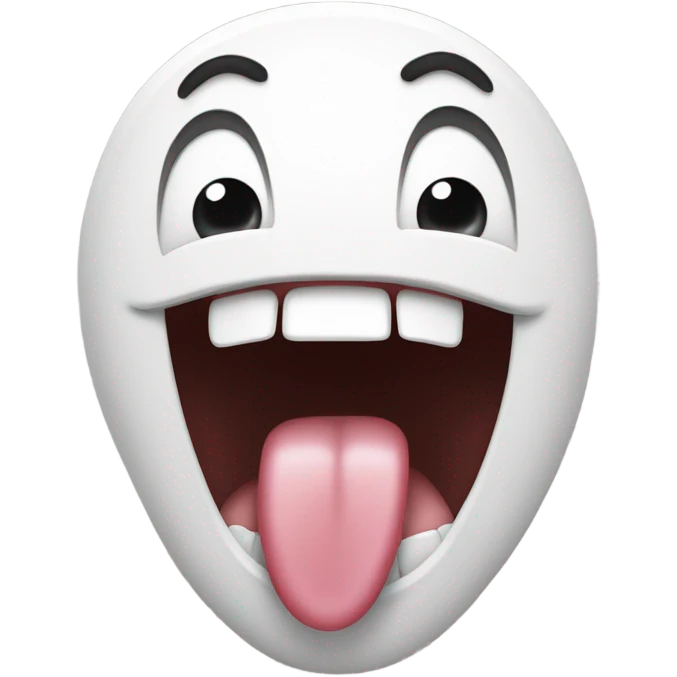 mouth wide open emoji