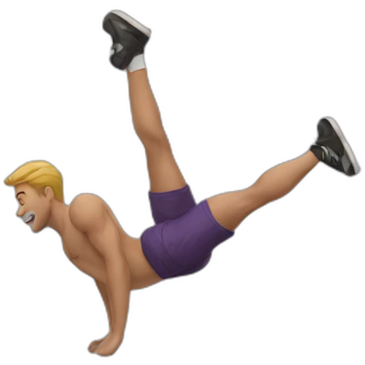 guy-doing-a-back-flip emoji