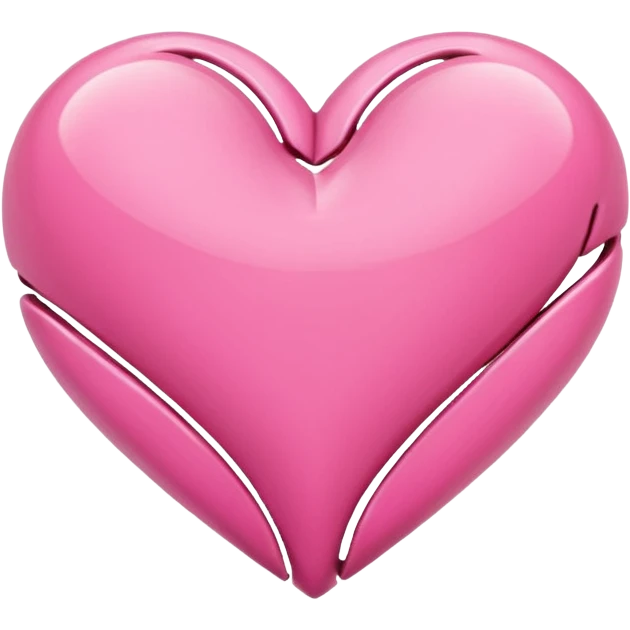 Love story heart pink emoji