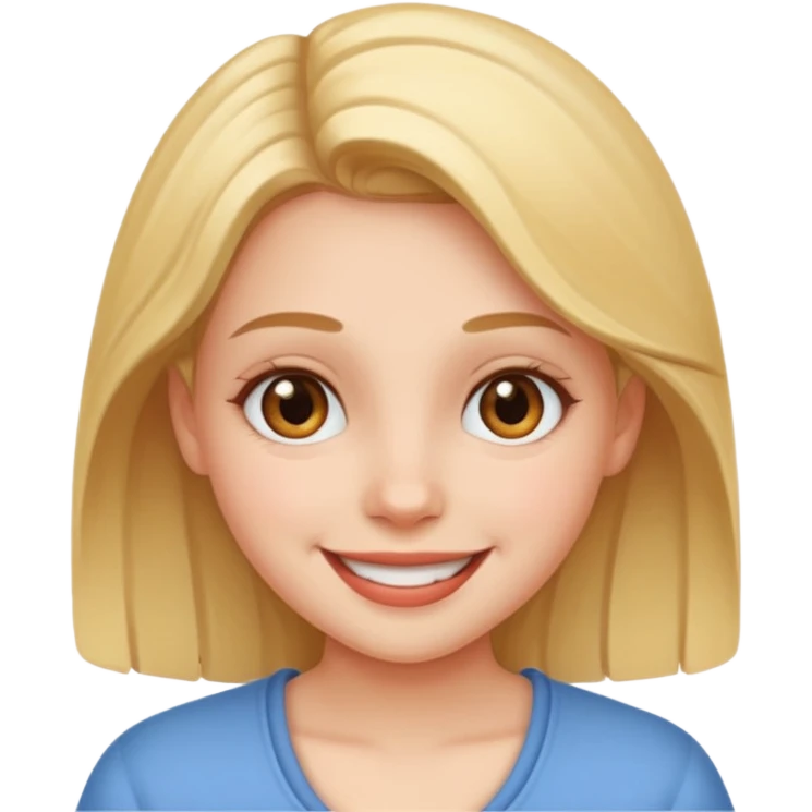 realistic portrait of girl emoji