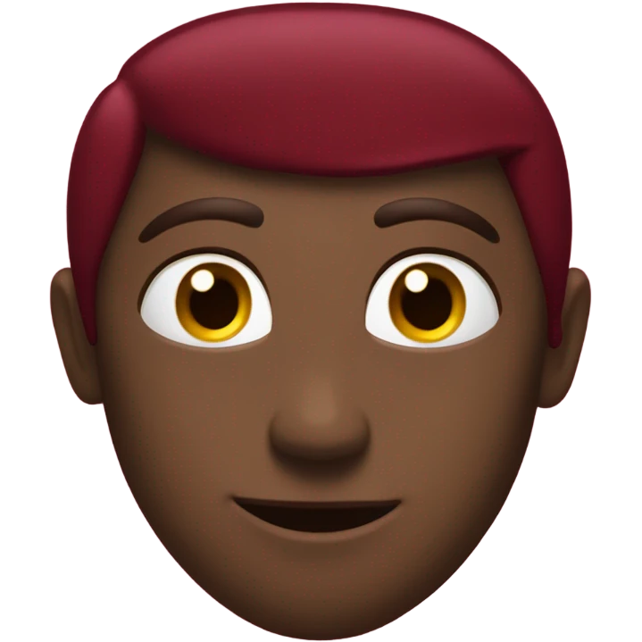 burgundy heart emoji