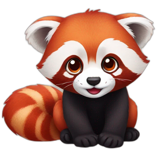 cute  Red panda emoji