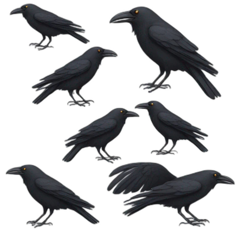 crow emoji