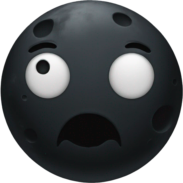 black moon emoji