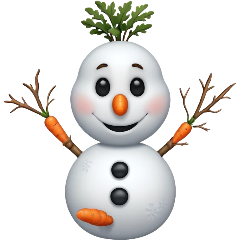 Olaf from the Frozen movie emoji