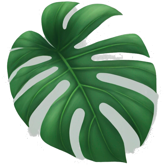 Monstera emoji