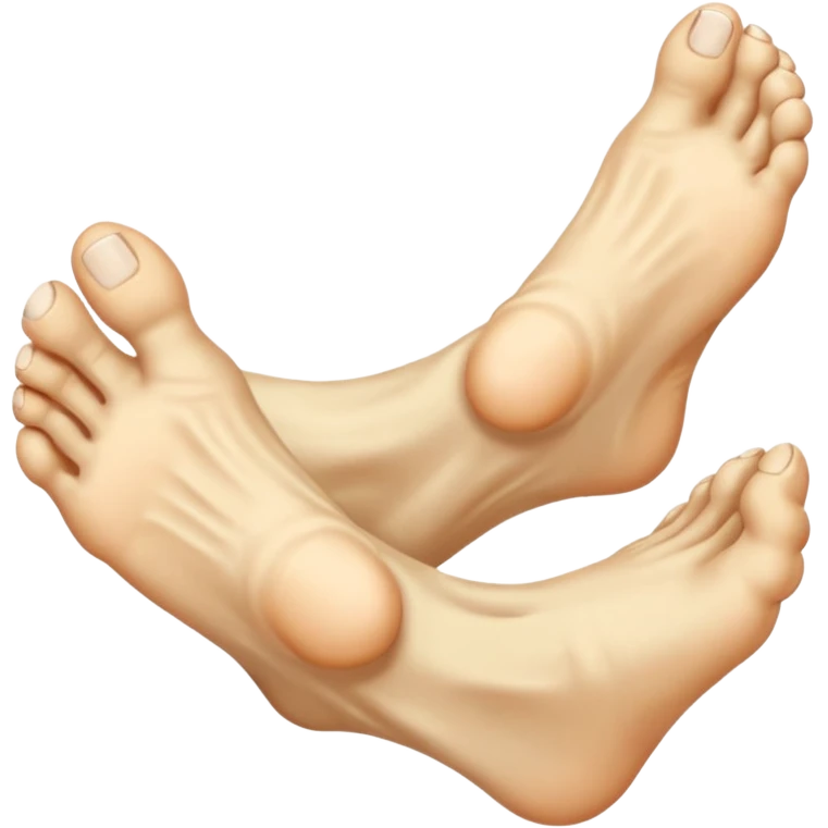 foot flipping you off emoji