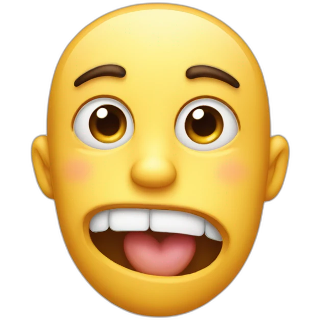 mewing shush emoji