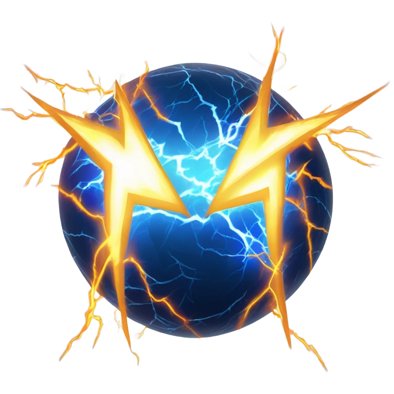 Orb of electricity  emoji