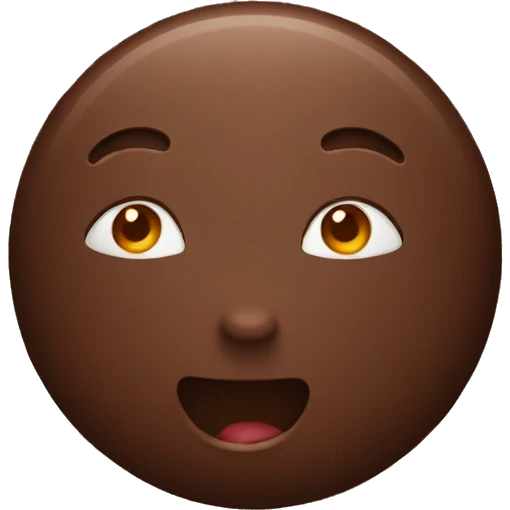 Chocolate emoji