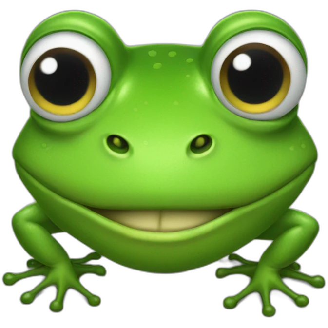 really horrible bad frog emoji