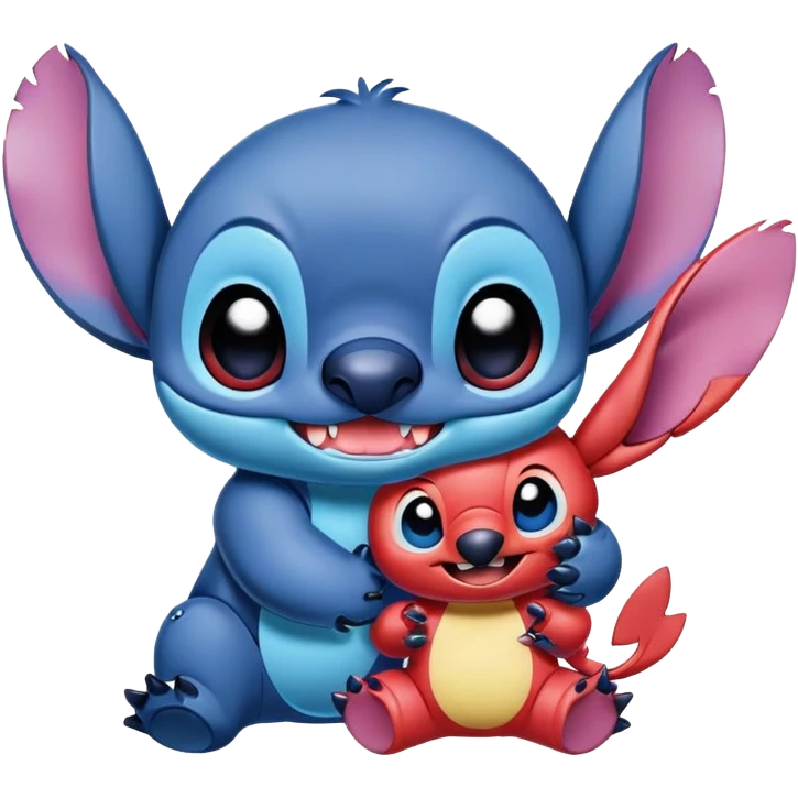 Stitch y Lilo emoji