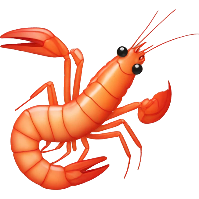 cooked shrimp emoji