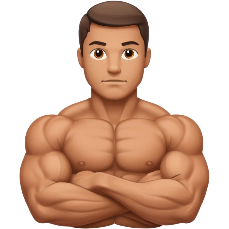 big mascular man arm emoji