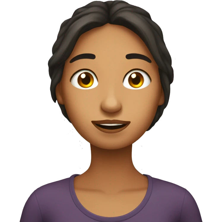 Una chica durmiendo emoji