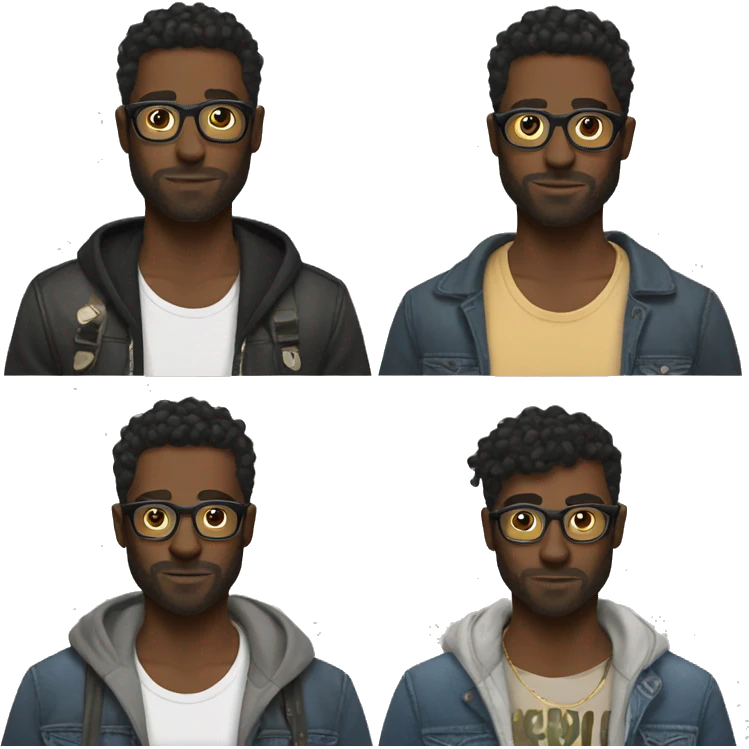 Brooklyn Hipster Aesthetic emoji