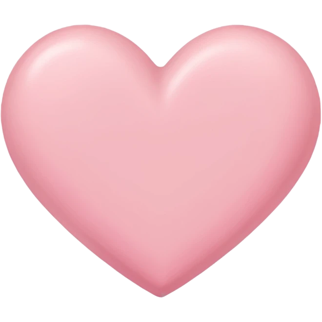 Cœur pastel emoji