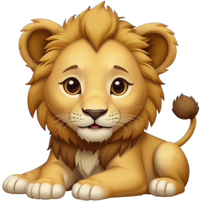 Lion cub emoji