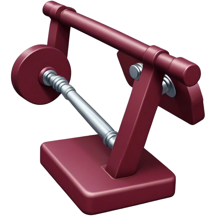 weights Burgundy emoji