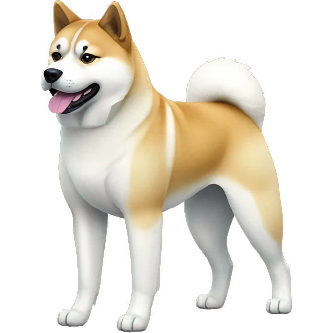Akita Dog Breed Full Body emoji