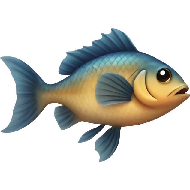 Fish with tiny feet emoji