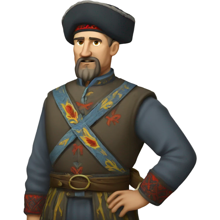 cossack ukrainian emoji