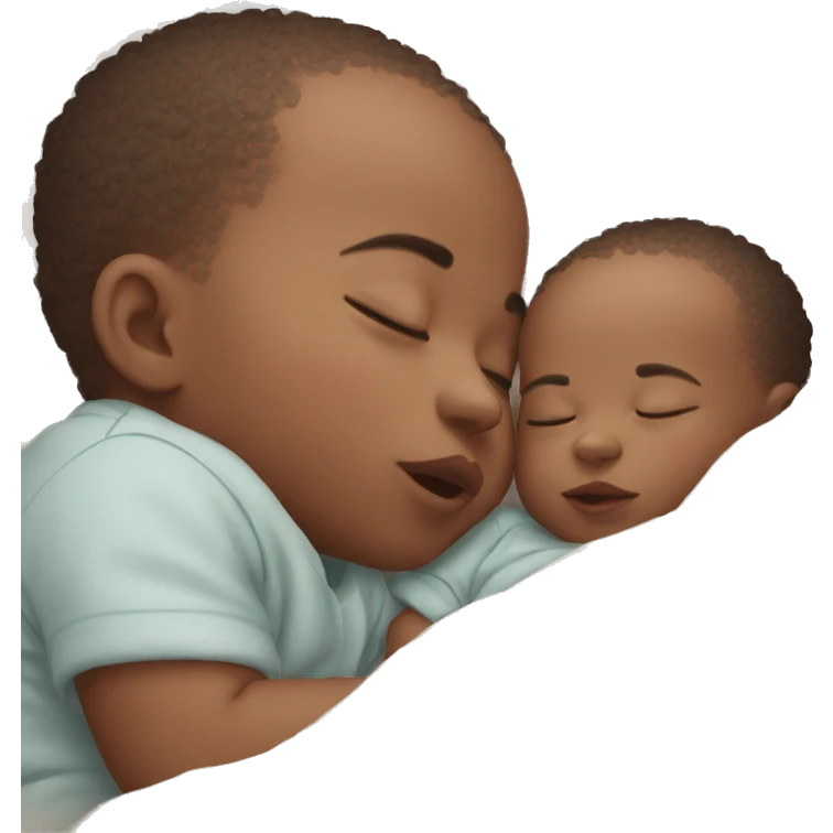 Sleeping twinsbaby boys  emoji