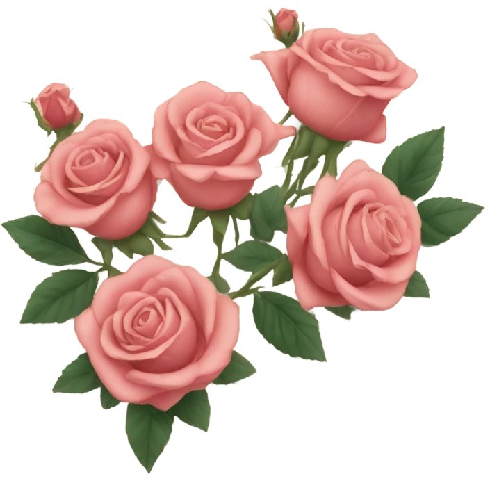 beautiful paperwork with rose emoji