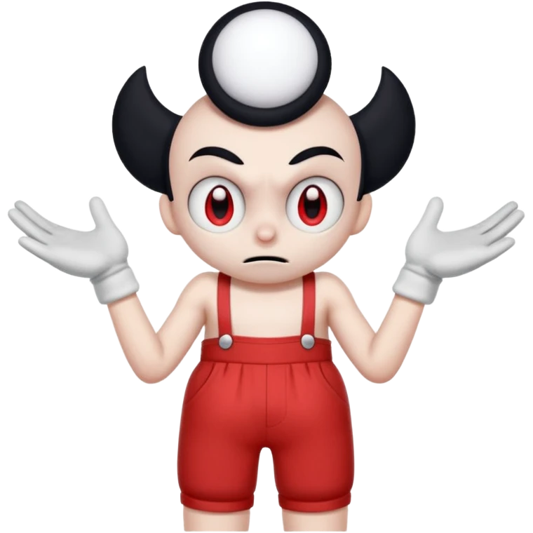 Cuphead pensando emoji