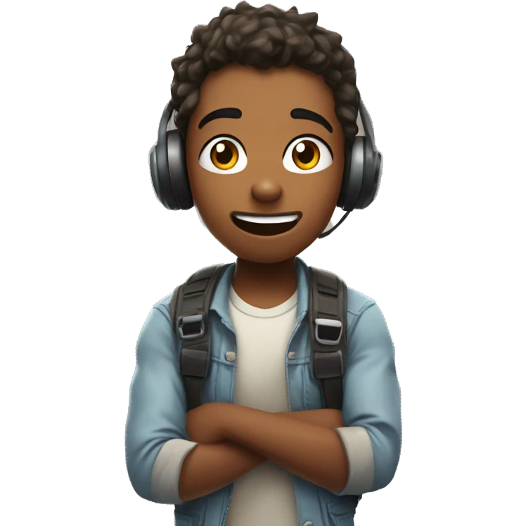 Teenager playing Fortnite and asking if his sister want to join on 17 hours a clock emoji