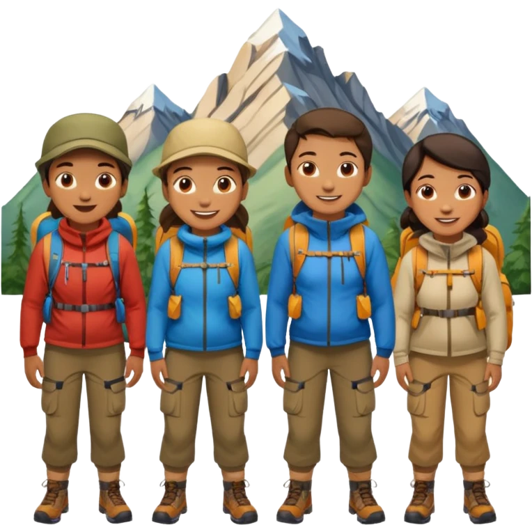 Mountain Campers. emoji
