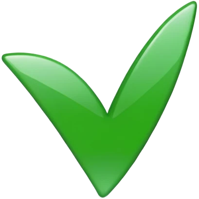 green check mark emoji