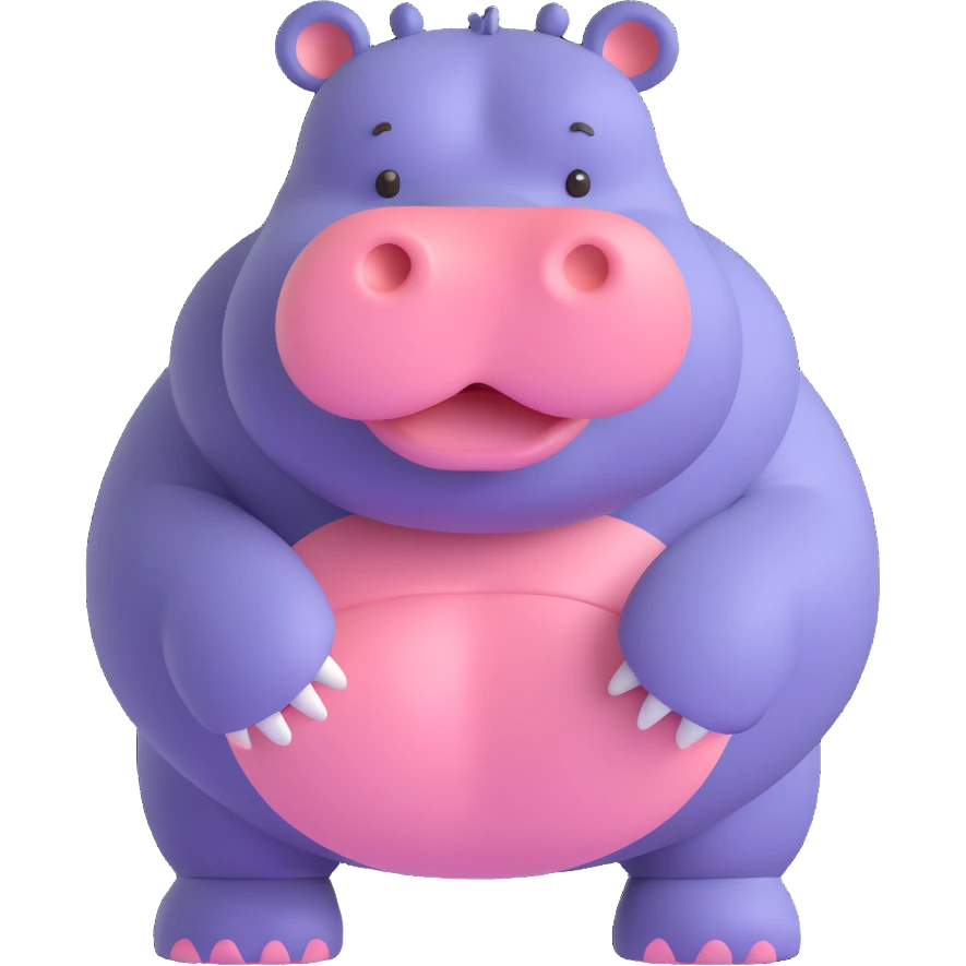 Hippo emoji