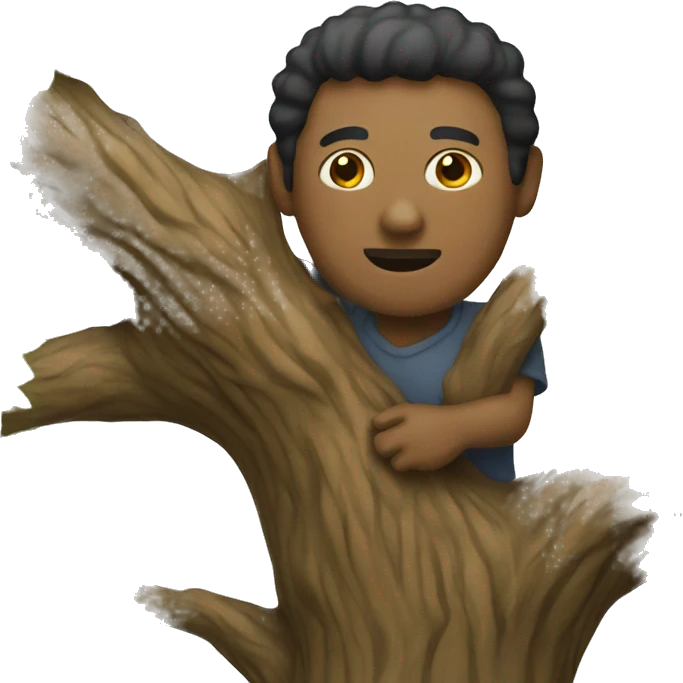 man in a tree emoji
