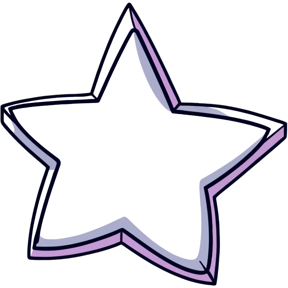 star-shaped sticky note emoji