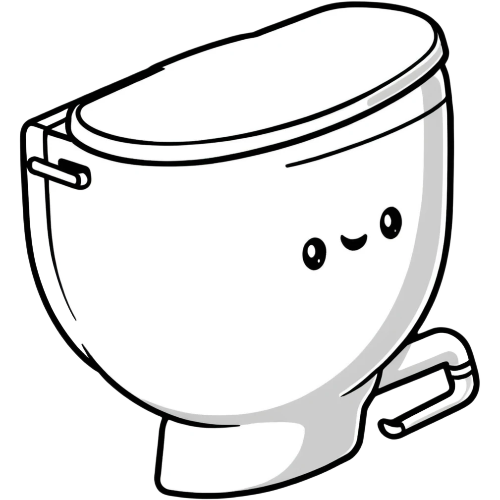 Skibidi Toilet with a face emoji