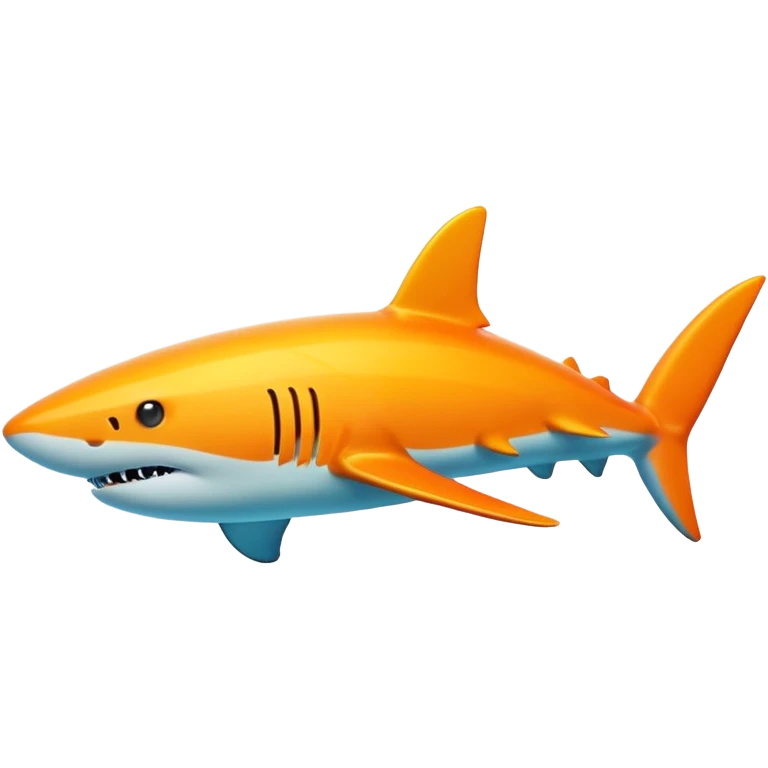 Orange gloshark emoji