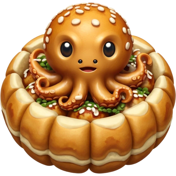 ONLY  ONE Takoyaki ball emoji