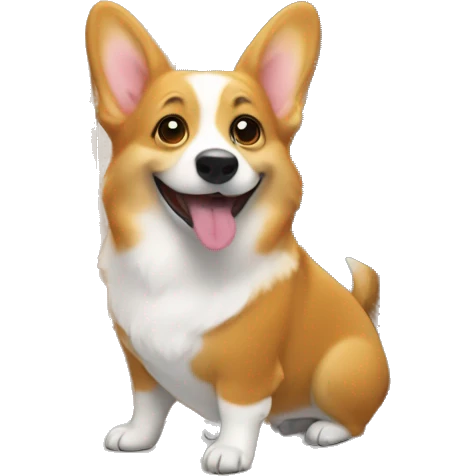 Corgi unlocking door emoji