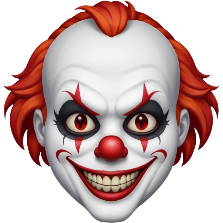 Scary clown  emoji