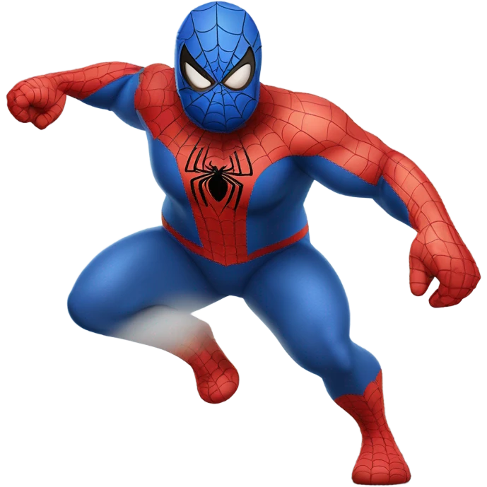 Fat spiderman emoji