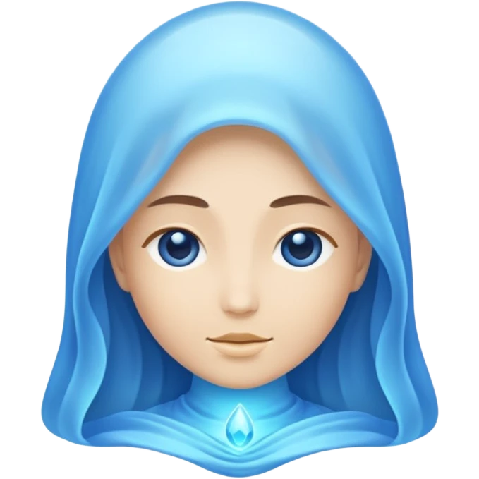 Голубой вайб emoji