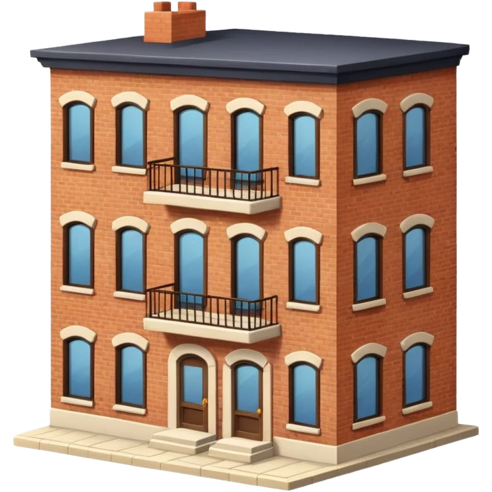 Apartman house emoji