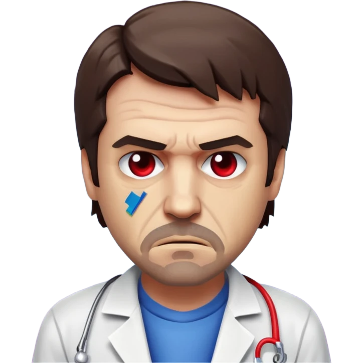 house m.d house taking vicodin, colorful, 8-bit, angry house emoji
