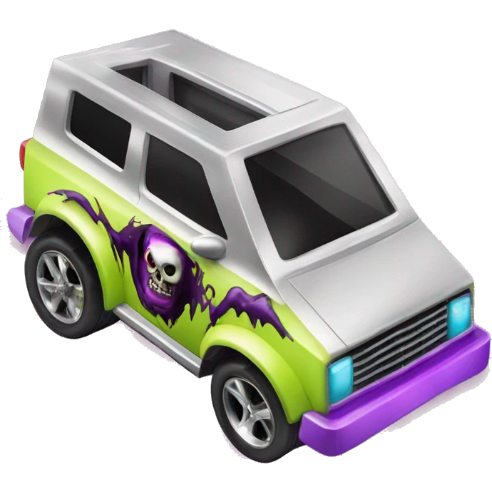 Hot wheels monster high Ghoul Mobile car emoji