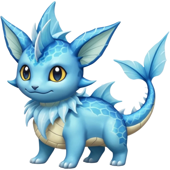 Elfish Unique Torterra-Amaura-Vaporeon-feline emoji